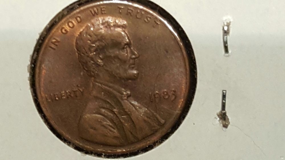 1983-Lincoln-Cent-Doubling-On-Reverse