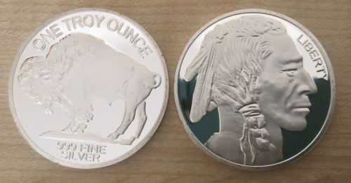 Counterfeit-1900-Morgan-Dollar-&-Silver-Buffalo