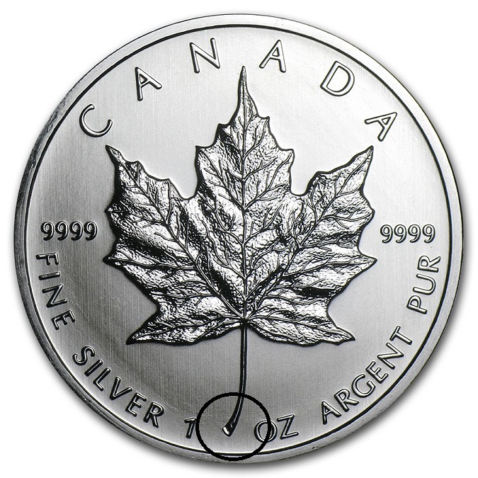Counterfeit-2011-Silver-Maple-Leaf-Coin