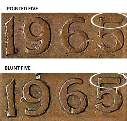 1965-Pointed-5-Penny,-Is-This-A-Small-Or-Large-Beads-Variety?