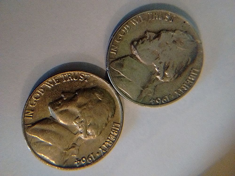 1964-Sp/Sms-Nickels-Or-BU-Unc?
