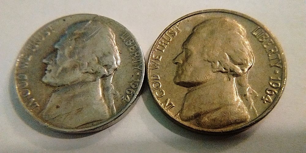 1964-Sp/Sms-Nickels-Or-BU-Unc?