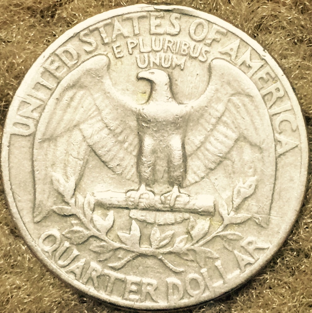 Under-Weight-1965-Quarter-With-Yellow-Color-Layer?