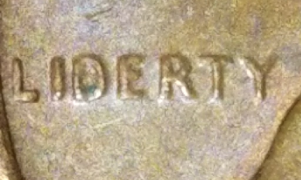 1970-Penny-No-Mint-Error-On-Word-Liberty-Spelled-Liderty-On-Coin