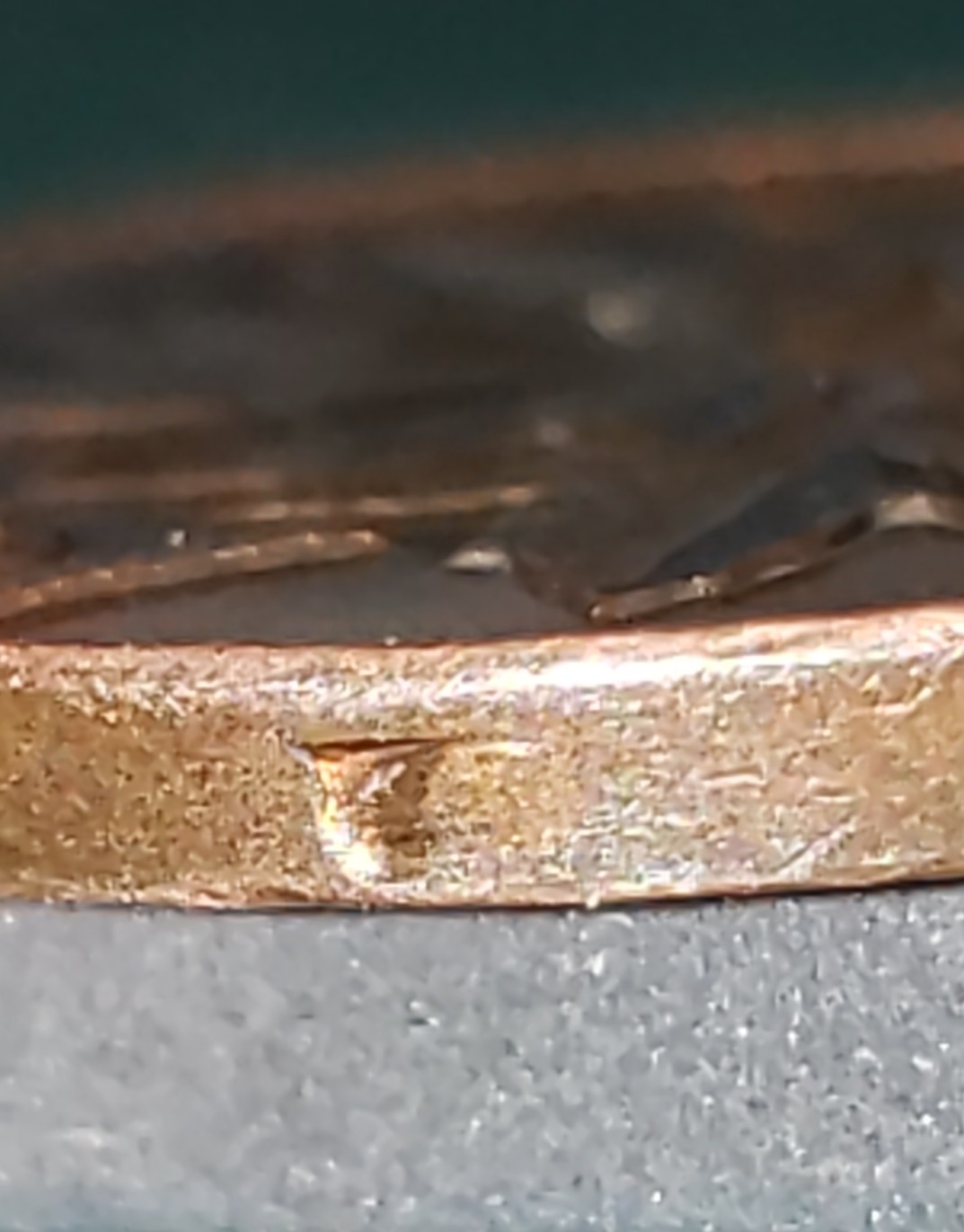 1949-1-Cent.-What-Do-You-Call-This-Sort-Of-Rim-Issue?-Also-Holes/Craters-In-Sides-Of-Rim