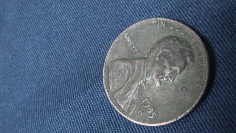 1985-D-Error-Penny-Zinc-Or-Steel