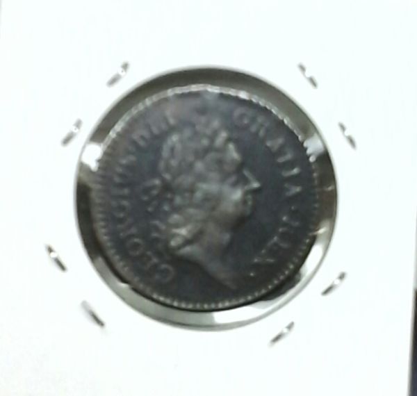 1724xf-Au-Woods-Half-Penny-Harp-On-Left-Side!-Error?-Silver?