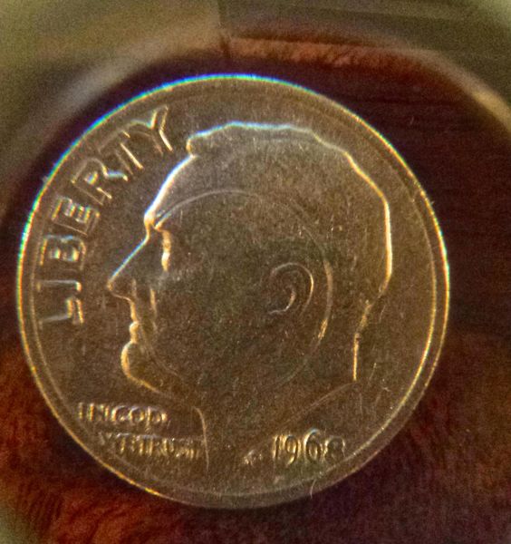 1968-Dime-No-S-With-Strange-Circle-Mark...