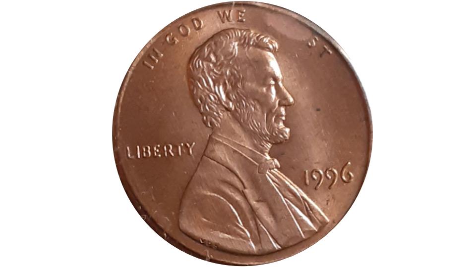 1996-Lincoln-Cent-Error