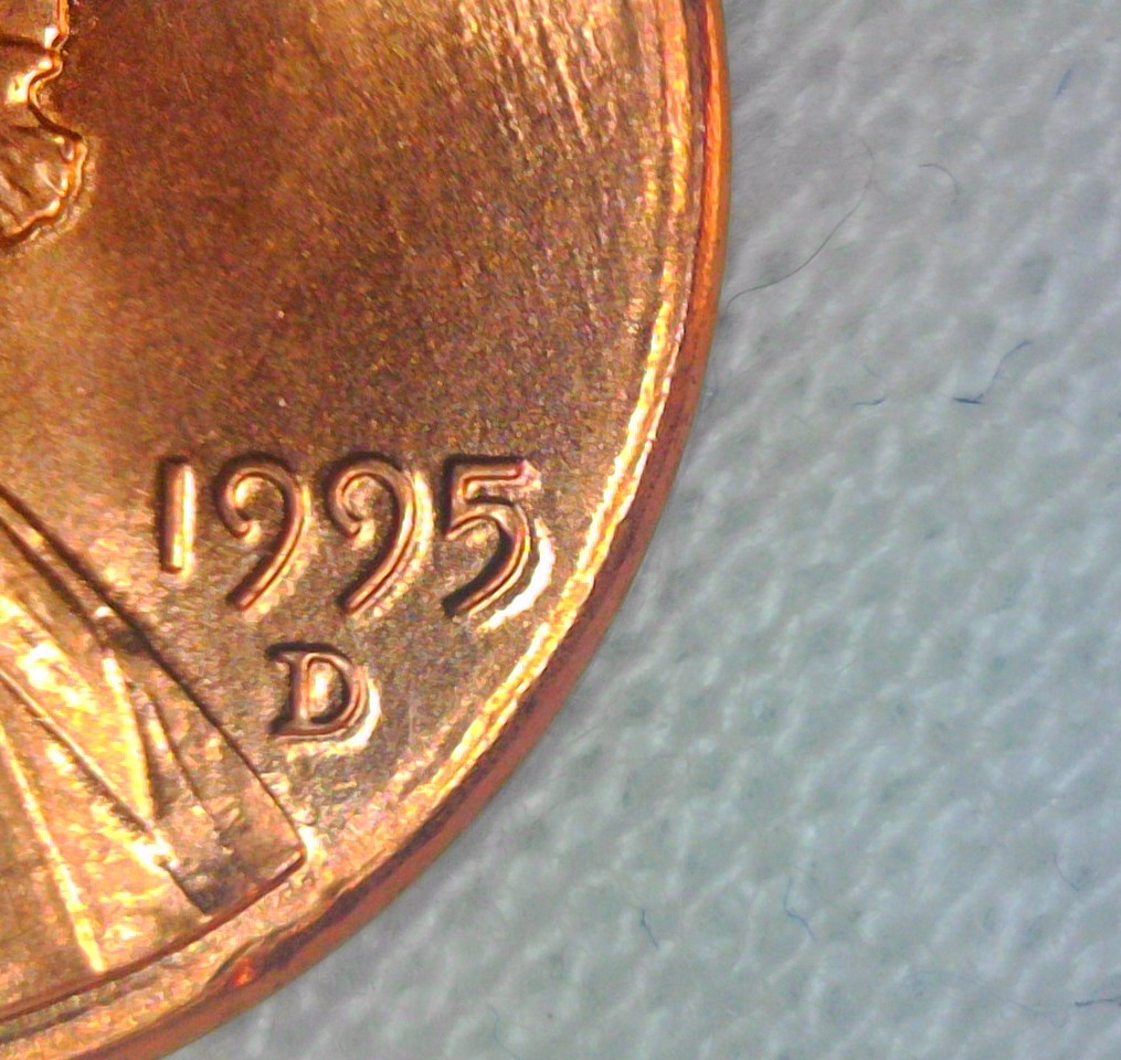 1995-D-Penny-Strikethrough-&-Doubling?