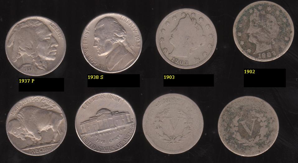 Four-Old-Nickels-In-One-Week