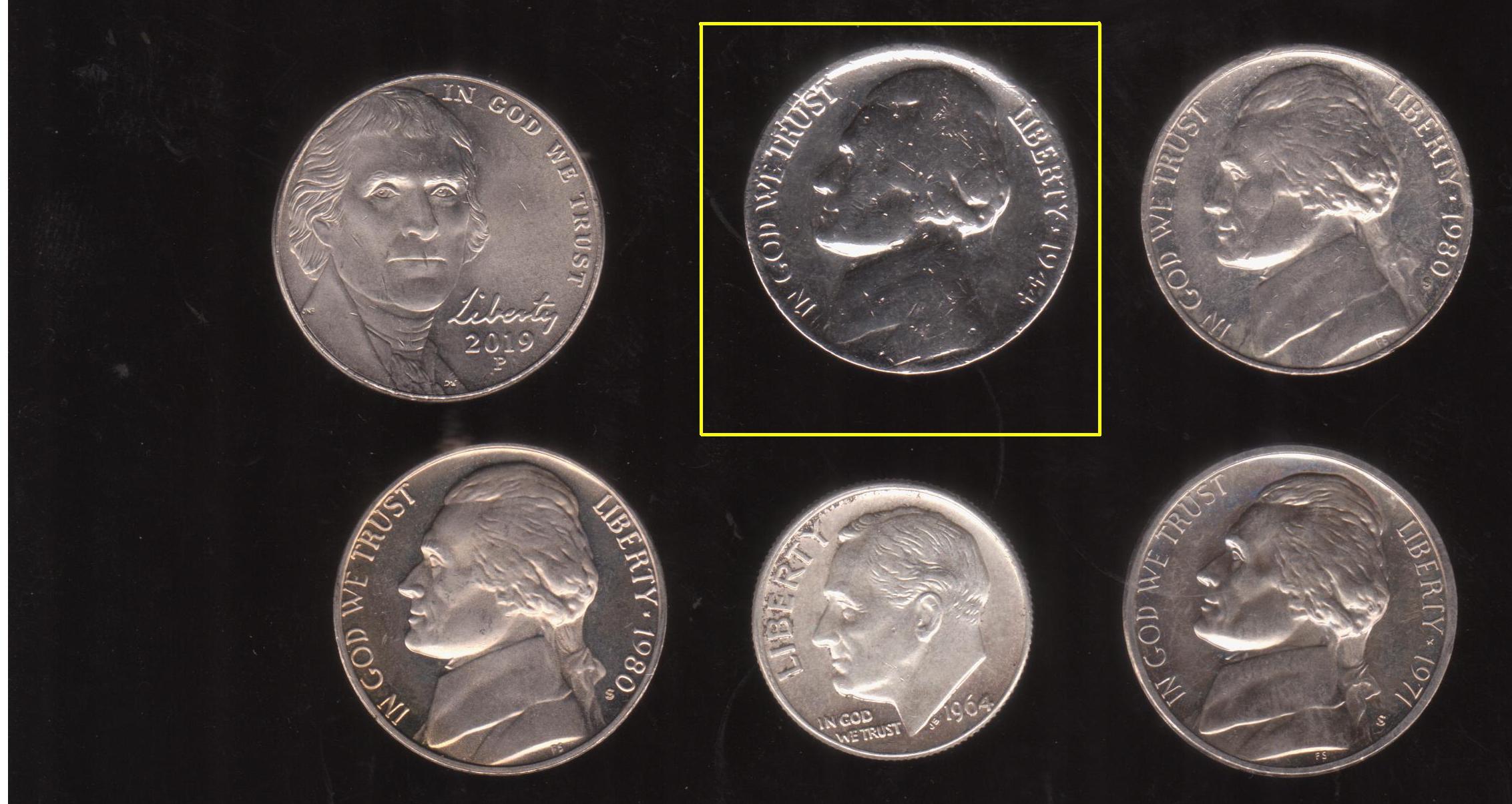 Shiny-1944-P-Nickle-Chrome-Or-Polish