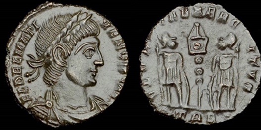 Flavius-Dalmatius-Caesar-Bronze