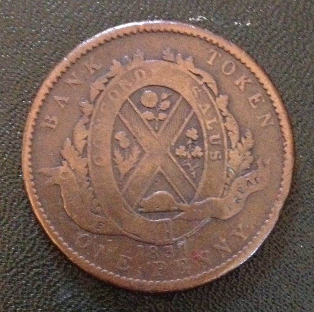 Bank-Token-From-Bank-Of-Montreal---Deux-Sous