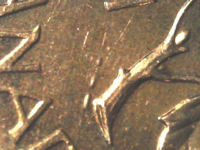 2001-Canada-1-Cent-Penny-With-Die-Cracks-Or-Die-Chips?