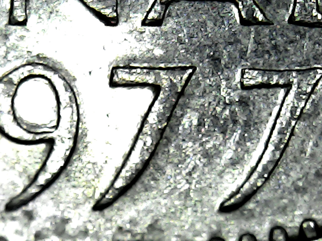 Nice-Find,-1977-Low-7-With-Small-Cud-On-Rim