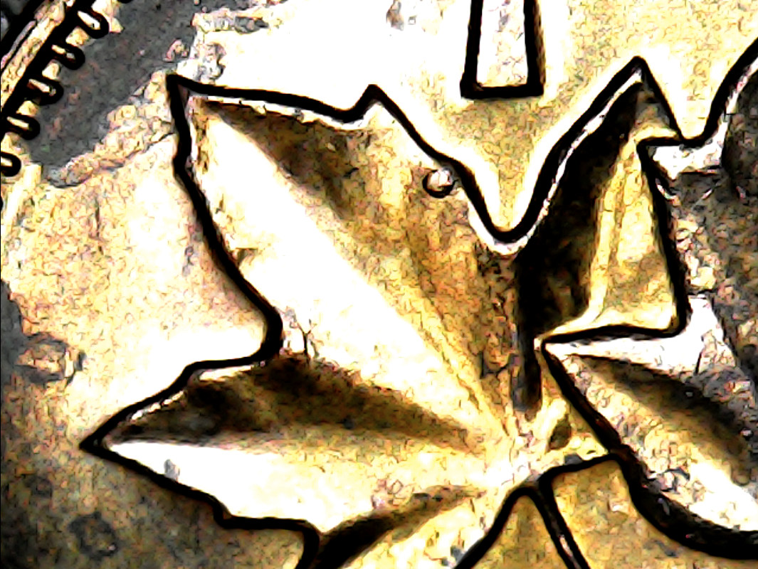 1974-1-Cent-With-Big-Dot-On-Reverse-Leaf-Assuming-Big-Die-Chip