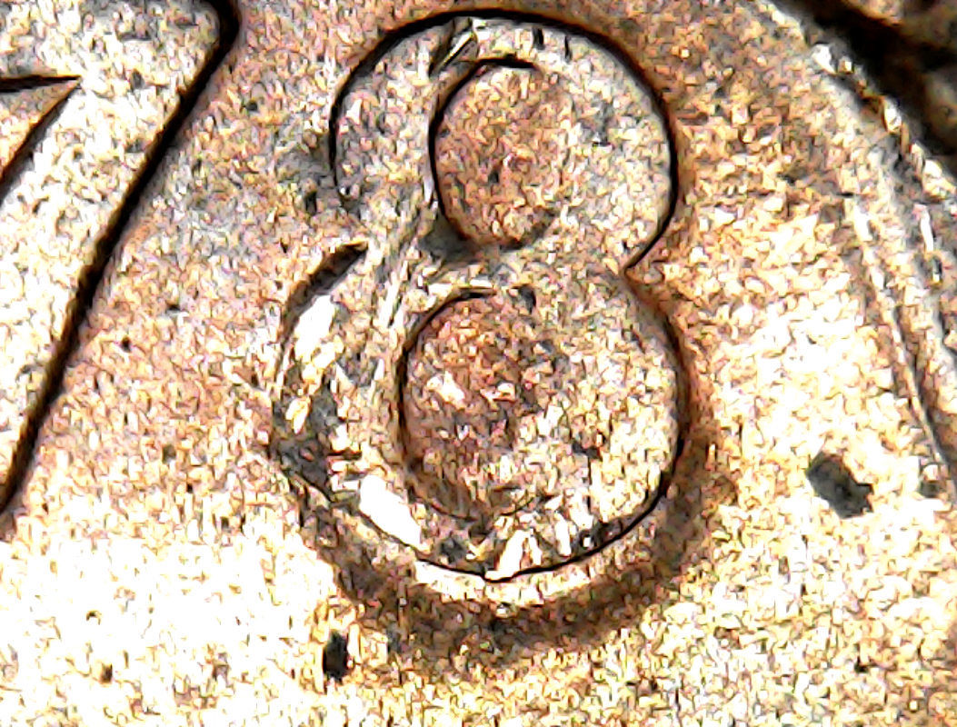 1978-1-Cent-With-Weird-Looking-8,-Raised/Doubled?