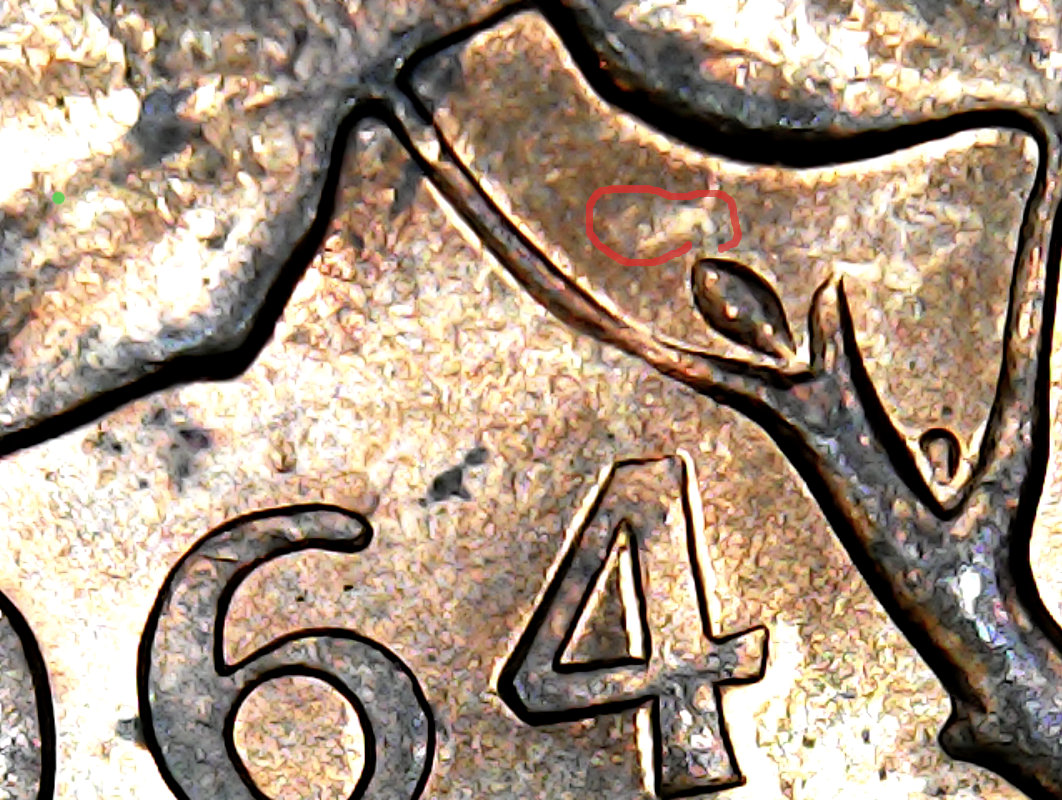 1964-1-Cent,-Wavy-Thing-Above-Bud?