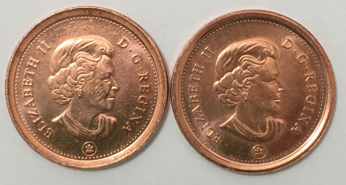 2011-Non-Mag-1-Cent-With-Inverted-Rim,-OBV-And-Rev,-What-Caused-This?