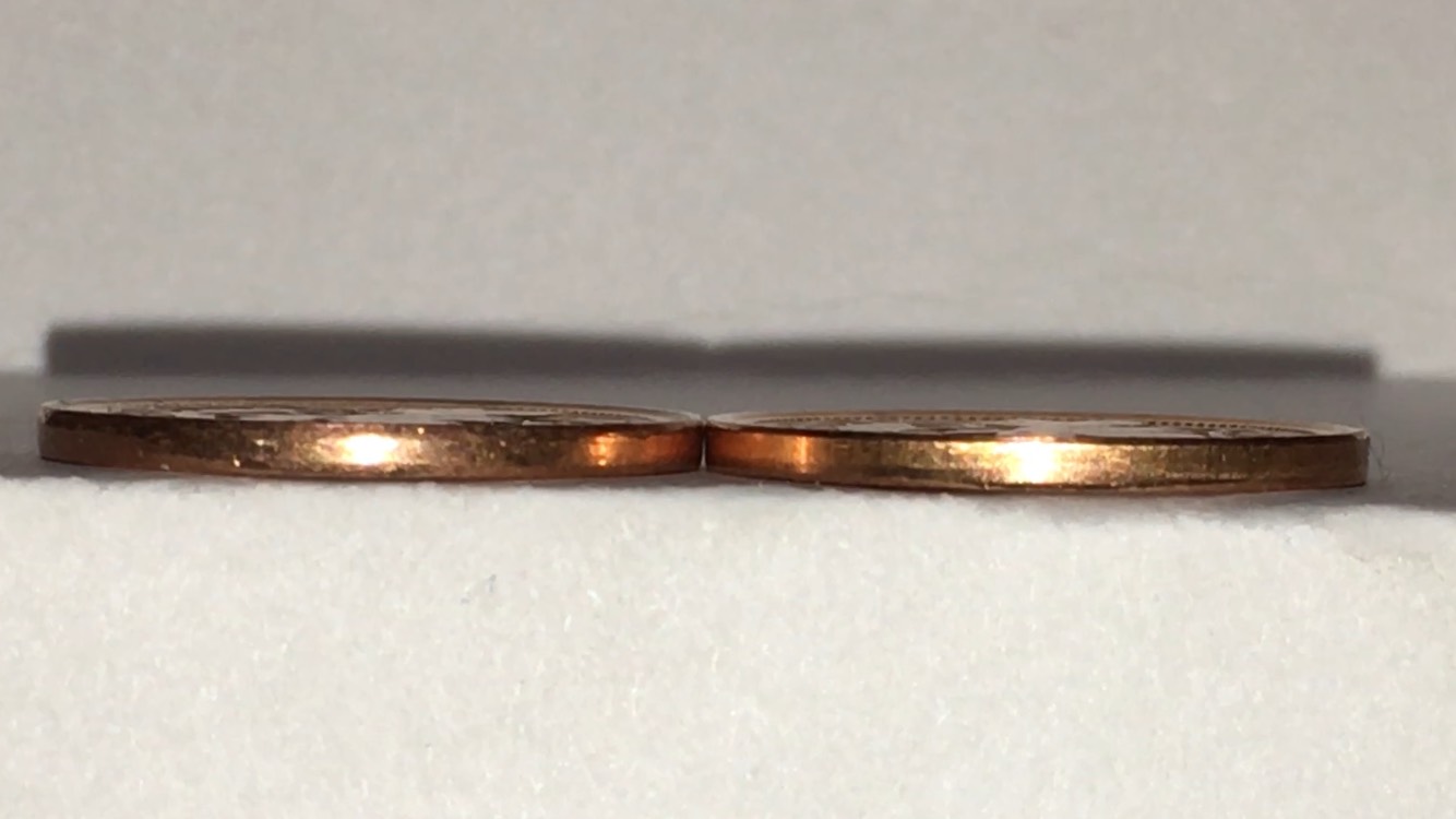 2011-Non-Mag-1-Cent-With-Inverted-Rim,-OBV-And-Rev,-What-Caused-This?