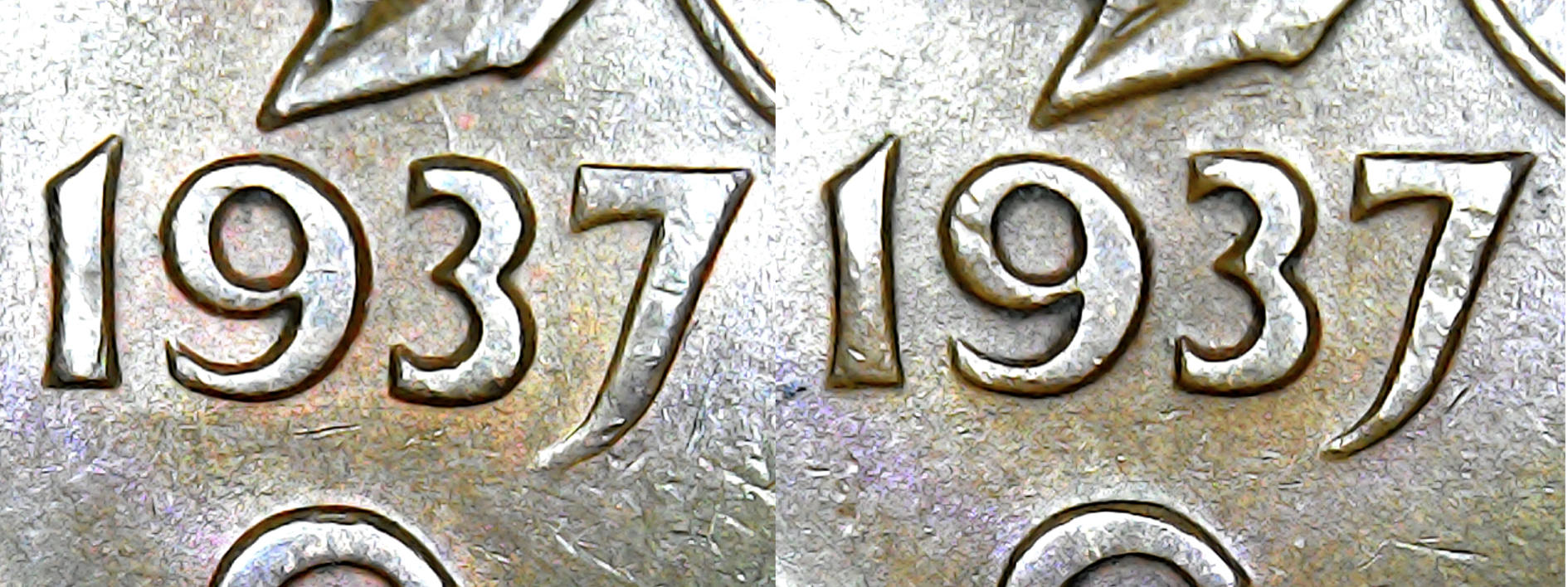 1937-1-Cent,-Hanging-3-With-Really-Thick-And-Odd-Looking-7