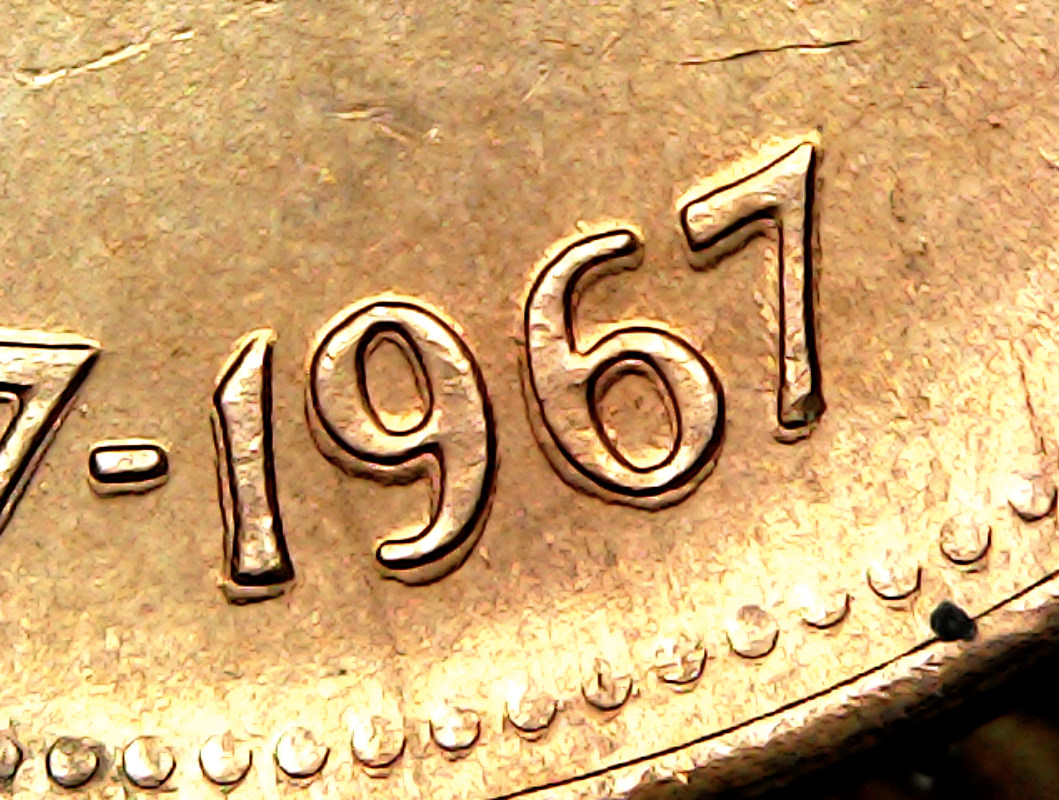 1967-1-Cent,-Beakless-Birds-From-Original-Bank-Wrapped-Roll