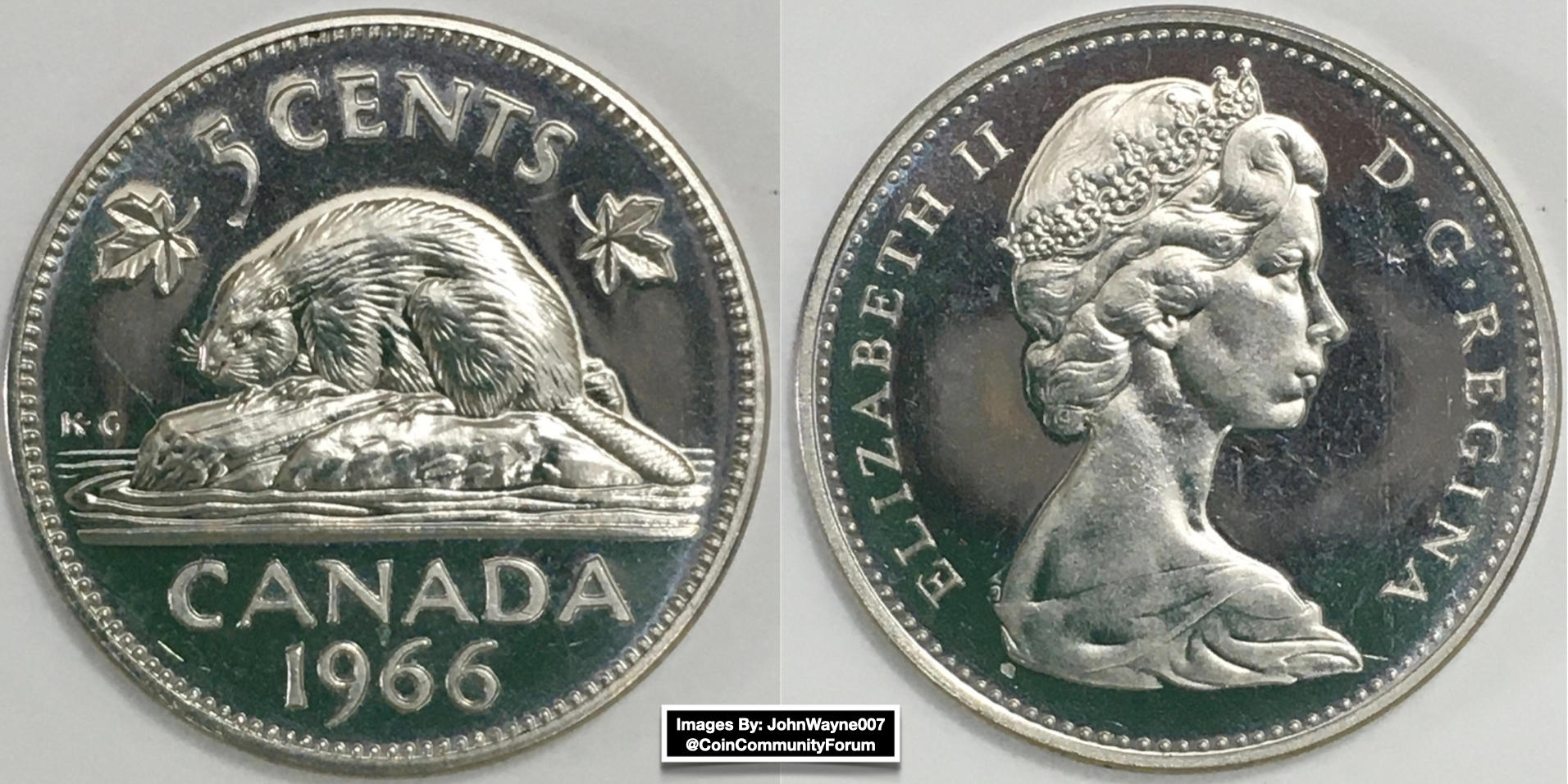 1966-SMS-5-Cent-DDR-And-1966-Circulated-5-Cent-DDR-With-