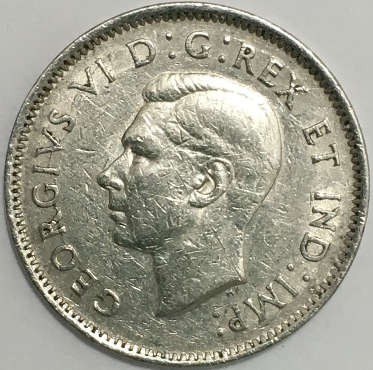1942-5-Cent-Nickel,-Continuous-Die-Crack-Around-The-Obverse