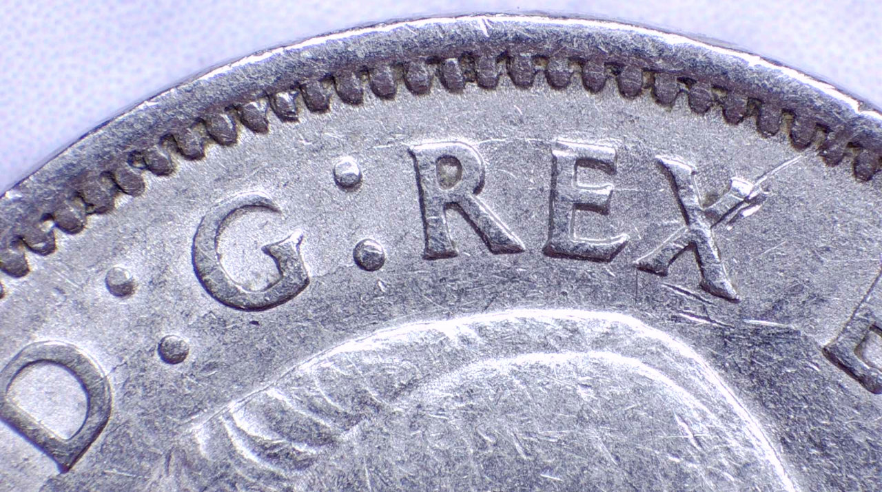 1942-5-Cent-Nickel,-Continuous-Die-Crack-Around-The-Obverse