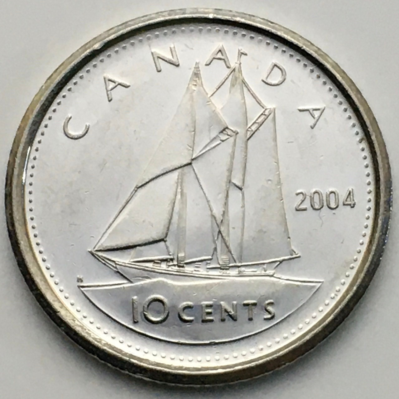 2004-Nickel-&-2004-Dime,-Reverse-Struck-Through-Thread