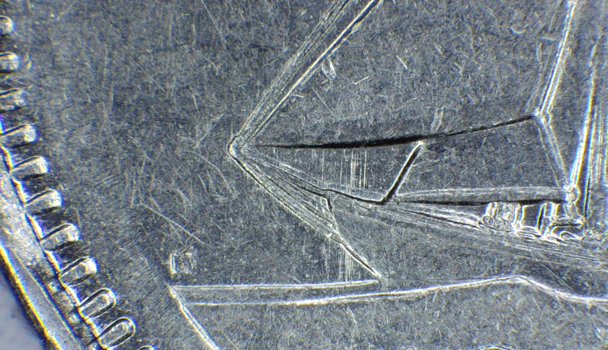 1991-Dime-With-Severe-Machine-Doubling/Slide-Doubling