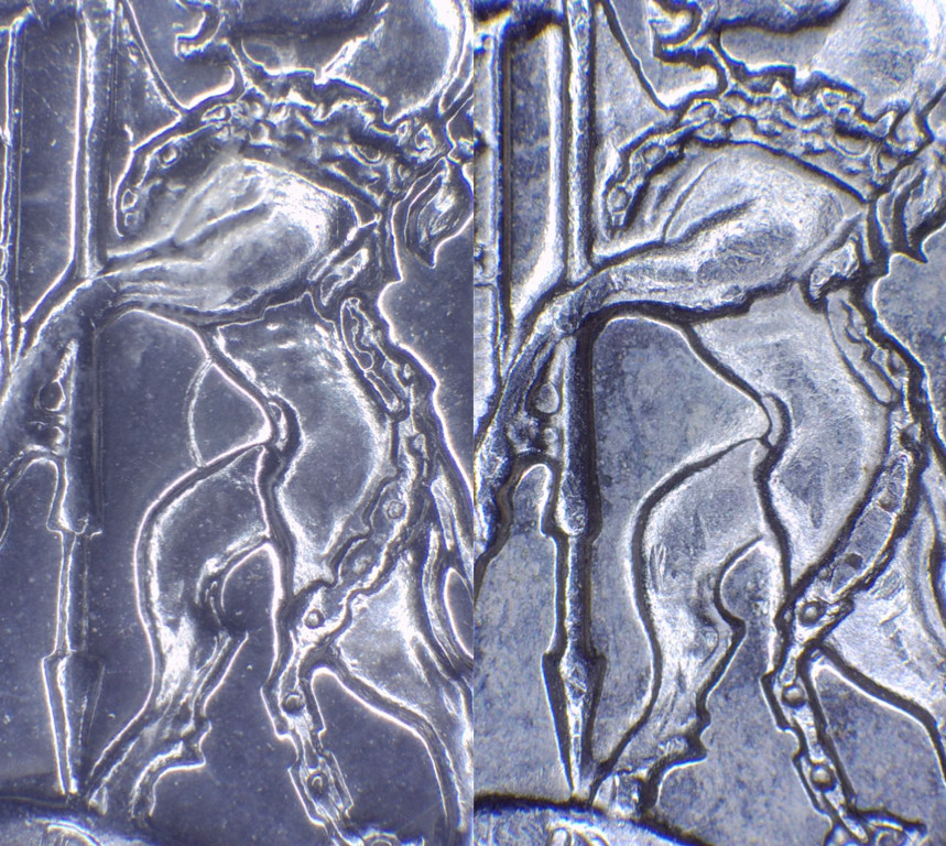 1976-50-Cent-Coin,-Reverse-Strike-Through