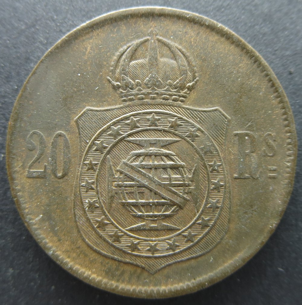 Brazil-20-Reis-1869-Grade-Request