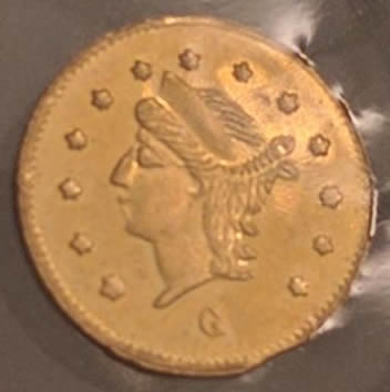 California-1869-1/4-Dollar-Question