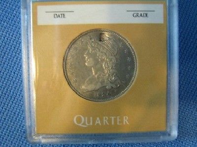 1834-Capped-Bust-Quarter-With-Damage