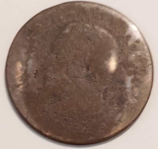 Napolean-Coin-With-United-States-On-Reverse-Id:-Likely-19th-Century-French-5-Centimes