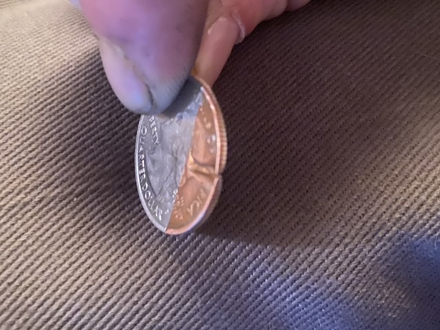 2019-State-Quarter-Error?-Two-Tone-And-Has-A-Cut-In-It-As-Well!