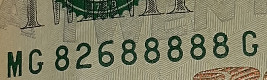 2013-$20-USA-Bank-Note-Serial-Number-Value-Please