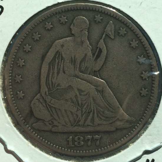 1877-S-Half-Dollar.--VG-Or-Fine?