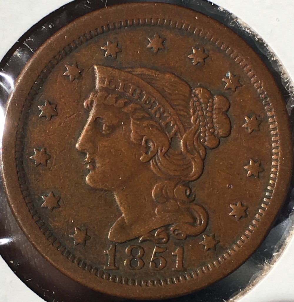 1851-Large-Cent.--Grade