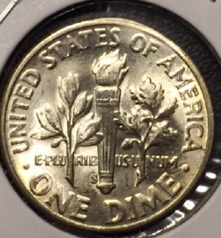 1954---S-Roosevelt-Dimes-For-Grading