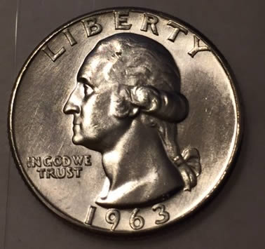 1963-Washington-Quarter-For-Grading