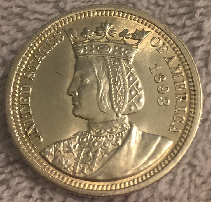 1893-Isabella-Quarter-For-Grading