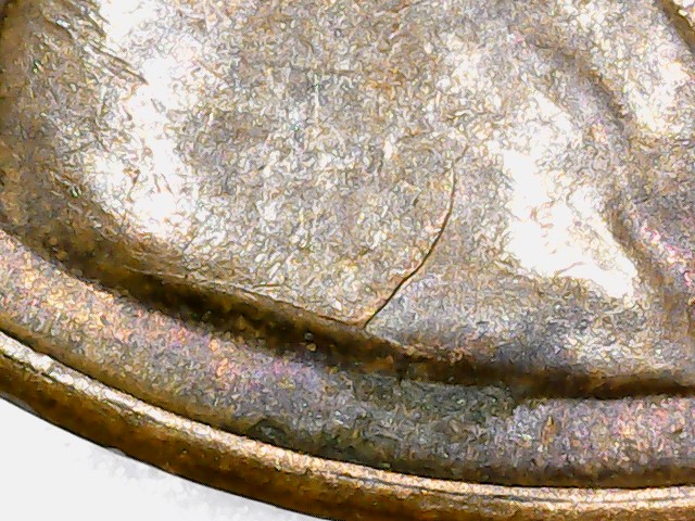 1954-S-Penny-Die-Break/-Date-Error