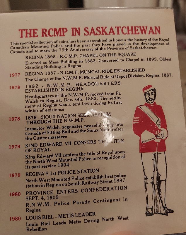 Set-Of-8-Souvenir-RCMP-Regina-Commemorative-Dollars