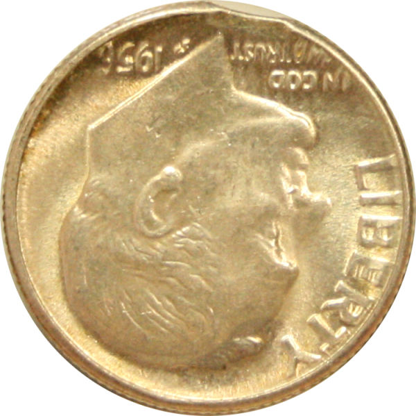 1956-Dime:-Incomplete-Planchet?