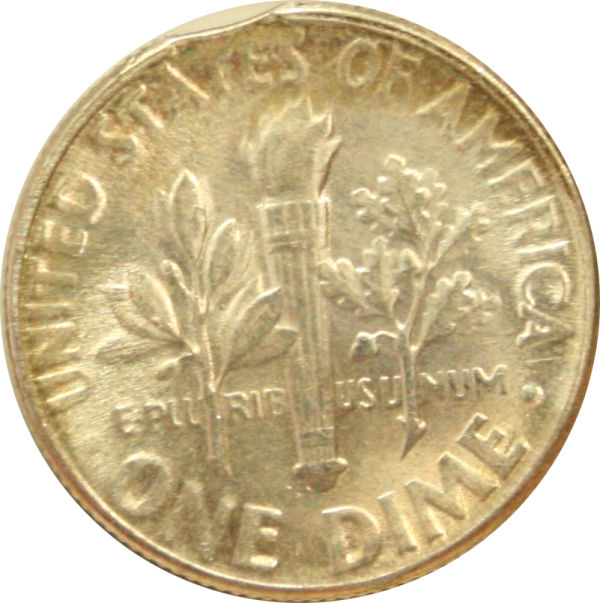 1956-Dime:-Incomplete-Planchet?