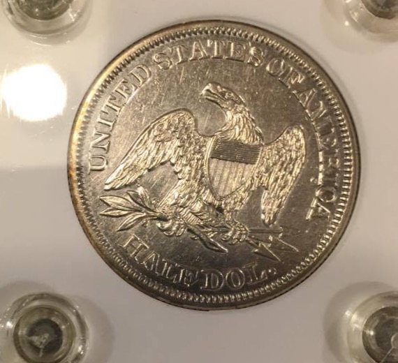 Help-Grading-And-Pricing-1855-Seated-Liberty-Half-Dollar