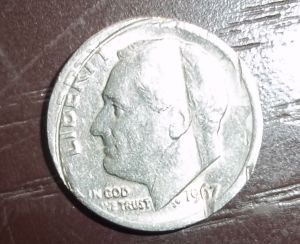 HI-Everyone---1967-Dime-Error-Or-Damage?
